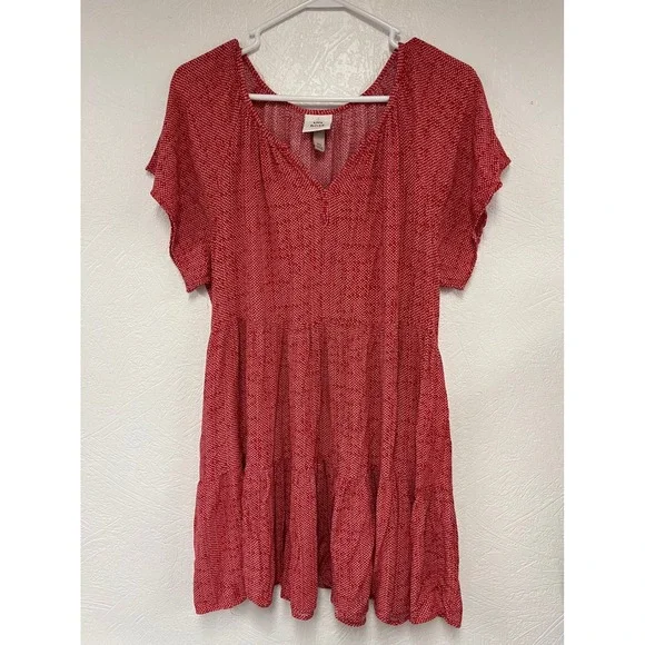 Knox Rose | Dresses | Knox Rose Red Polka Dot Tiered Mini Dress Short Sleeve Casual Xl | Poshmark Knox Rose | Dresses | Knox Rose Red Polka Dot Tiered Mini Dress Short Sleeve Casual Xl | Poshmark